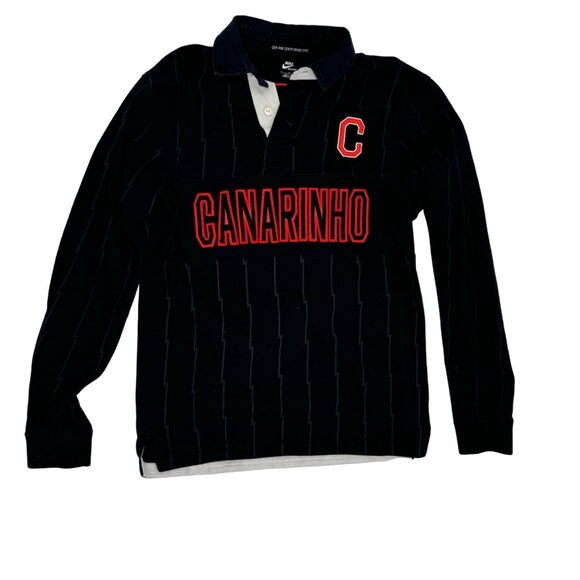 Nike Other - Nike Brazil Canarinho Selecao Long Sleeve Rugby Shirt Size M